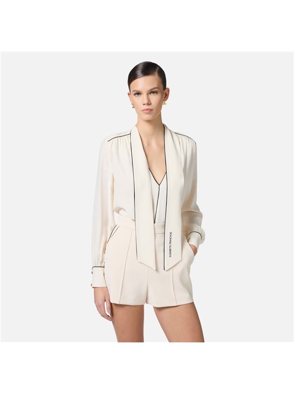 Elisabetta Franchi Camicia Burro/nero