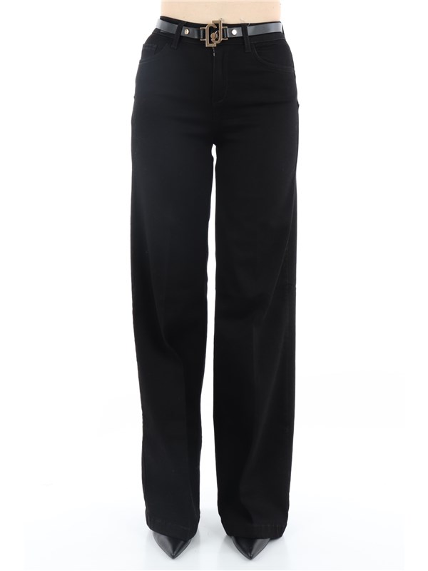 LIU  JO Jeans Denim nero normal wash