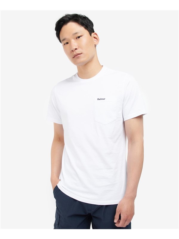 Barbour T-shirt white