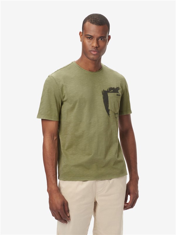 Blauer T-shirt 