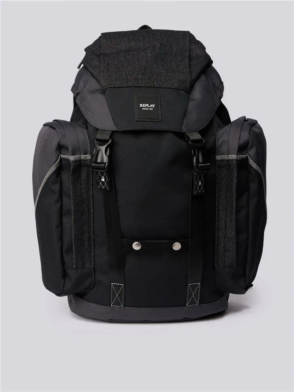 REPLAY Zaino Granite gray/black