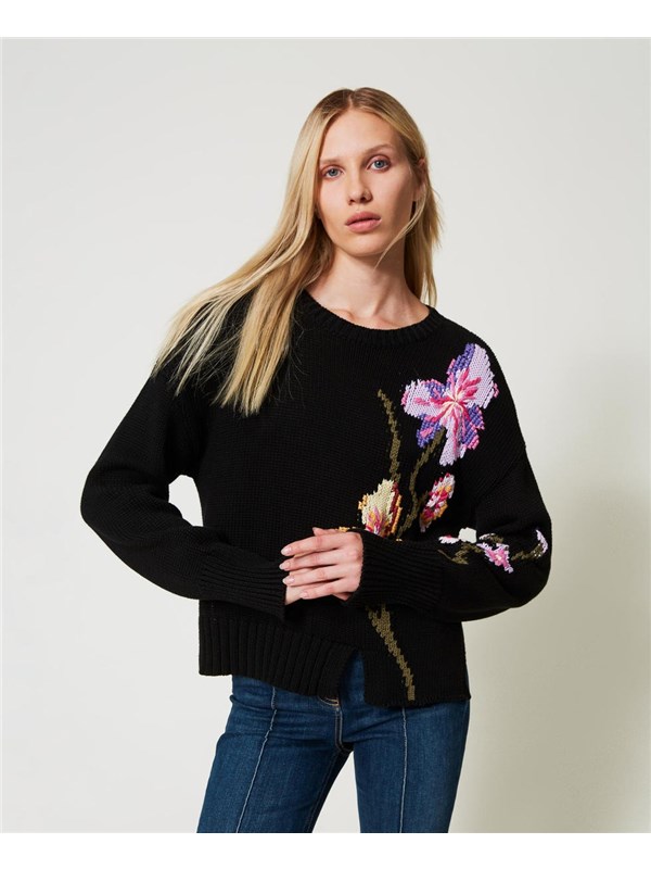 TWINSET Maglia Nero