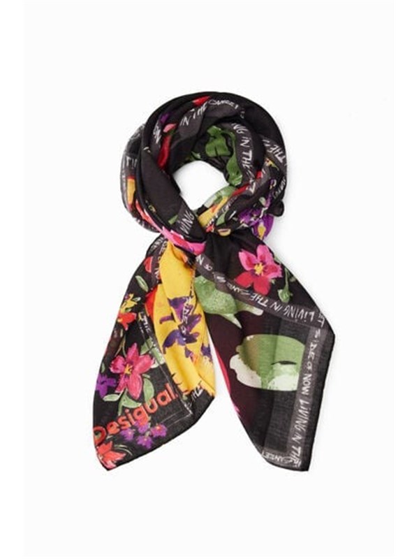Desigual Headscarf Negro