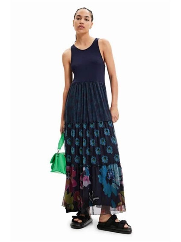 Desigual Long dress Navy
