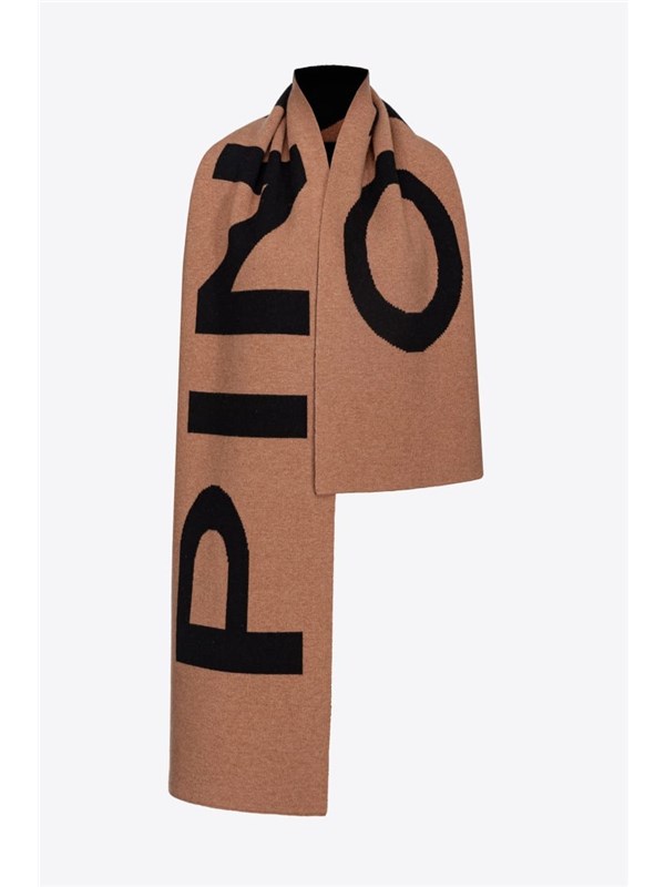 Pinko Scarf Camel / black