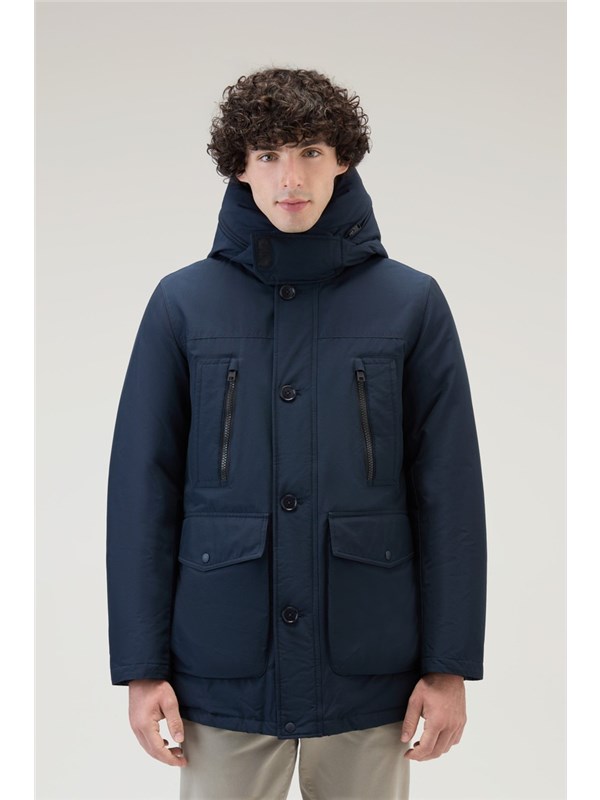 Woolrich Parka Melton blue