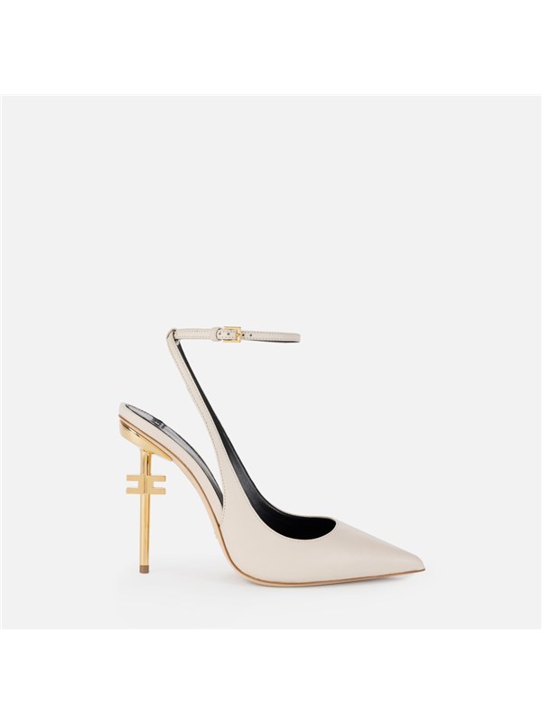 Elisabetta Franchi Scarpe Slingback Burro