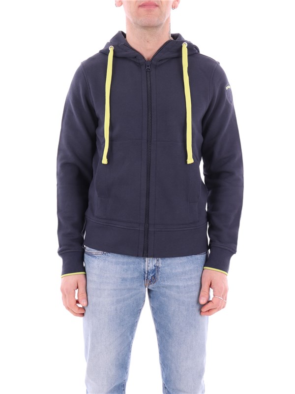 Blauer Sweatshirt Blue