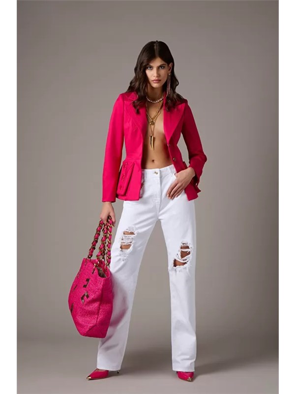 Elisabetta Franchi Jeans Ivory