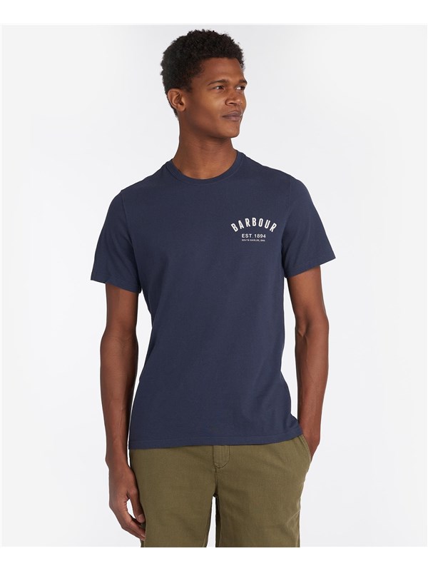 Barbour T-shirt New navy