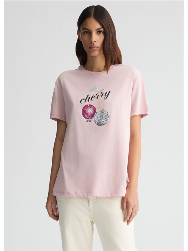 LIU  JO T-shirt Rose/cherry