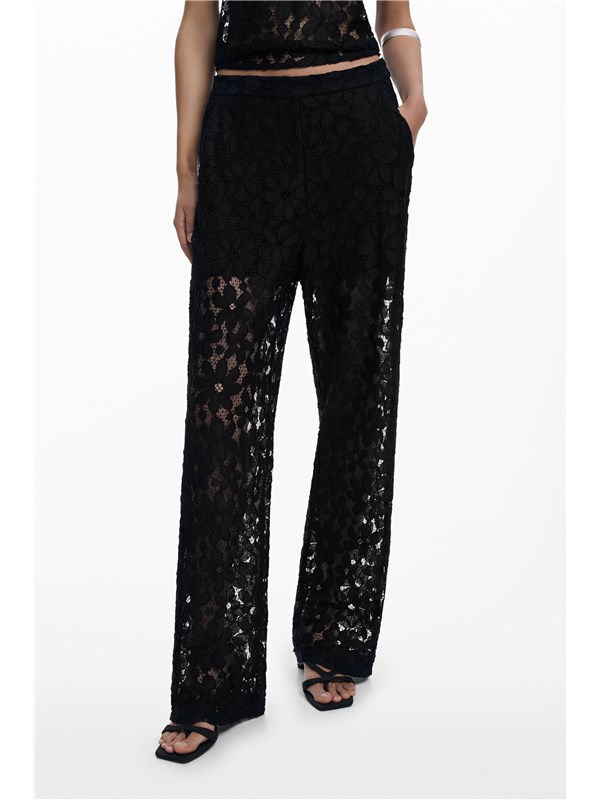 Desigual Pantalone Negro