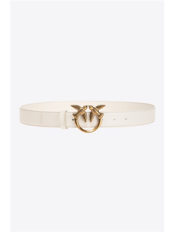 Pinko Pelletteria Belt Silk white