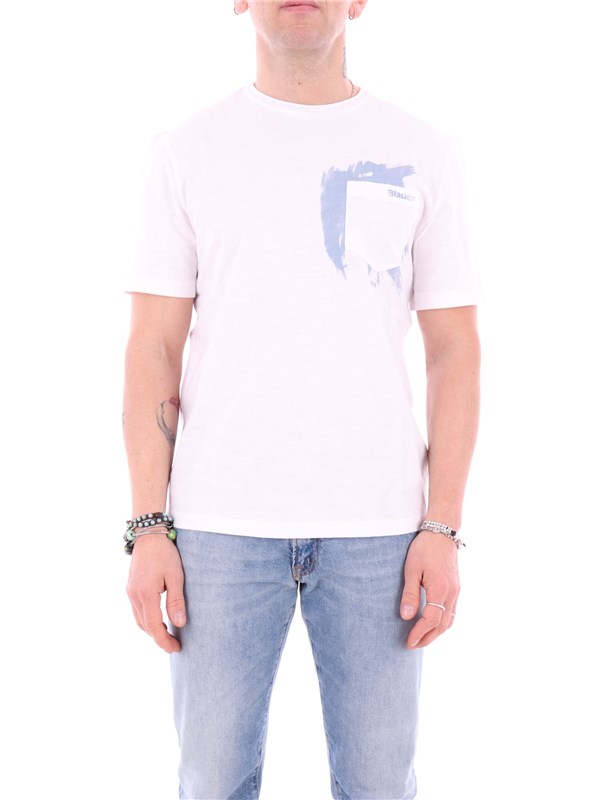 Blauer T-shirt Optical white