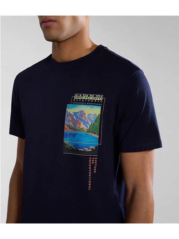 NAPAPIJRI T-shirt Blu marine