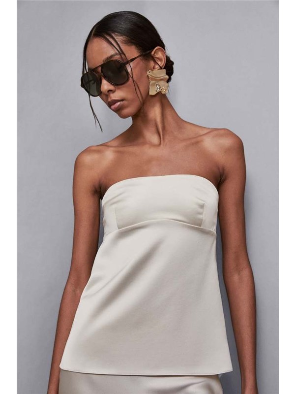 Patrizia Pepe Top Ceramic ivory