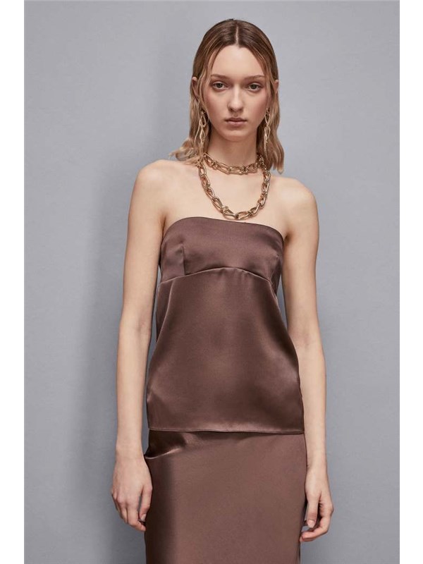 Patrizia Pepe Top Sensual brown