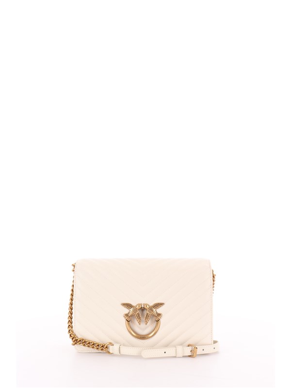 Pinko Pelletteria Shoulder bag Ivory