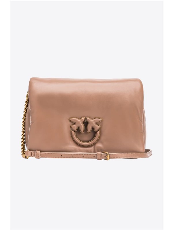 Pinko Pelletteria Shoulder bag Beige