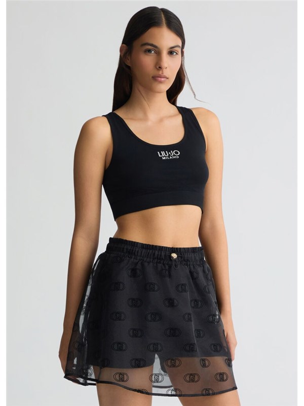 LIU-JO SPORT Top Nero/white/milk