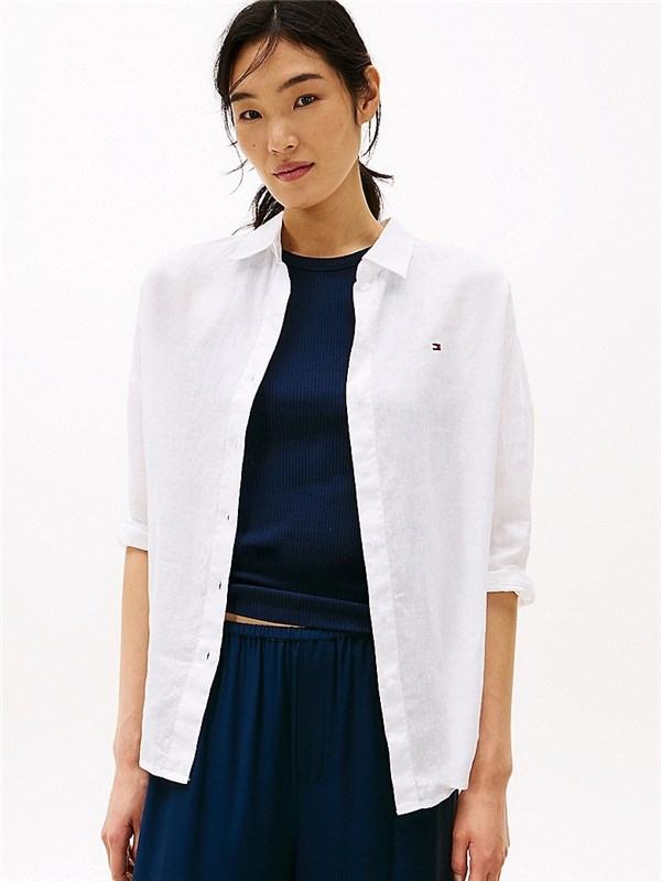Tommy Hilfiger Camicia Th optic white