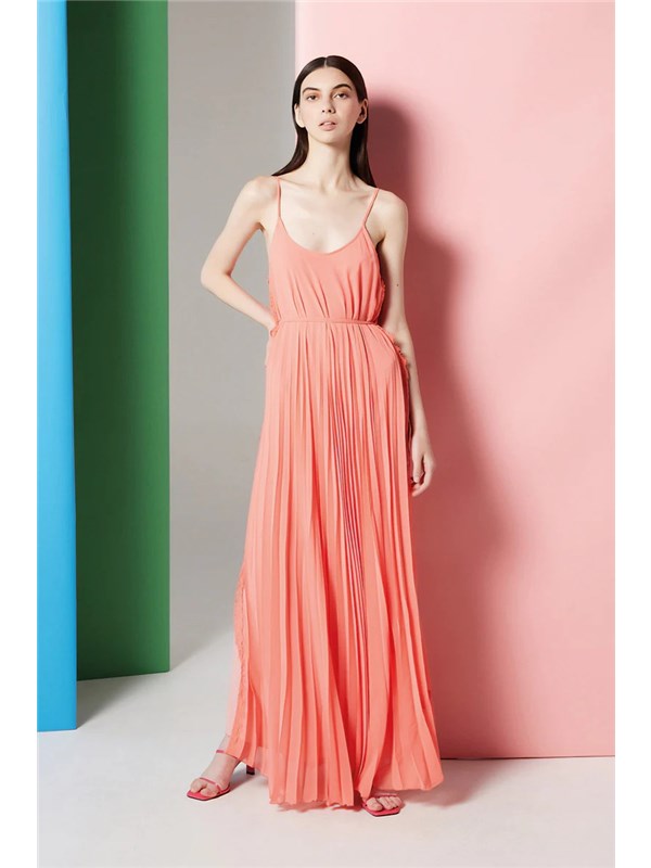 NENETTE Long dress Tangerine