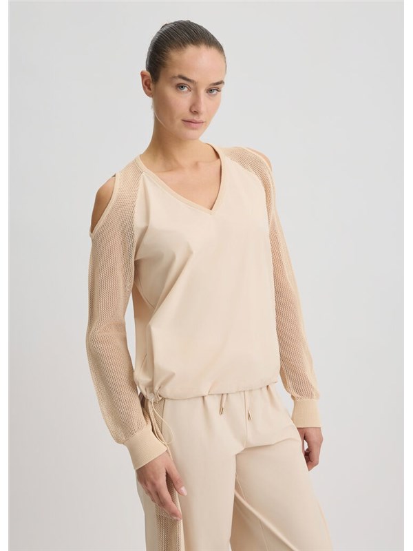 LIU-JO SPORT Felpa Natural beige