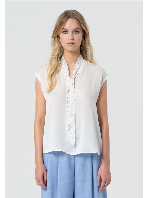 Fracomina Blusa Cream
