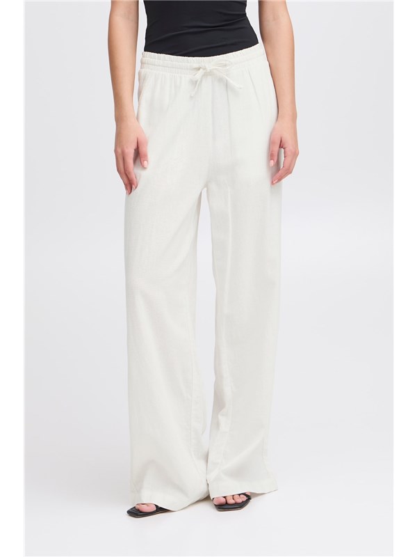 ICHI Pantalone Cloud dancer