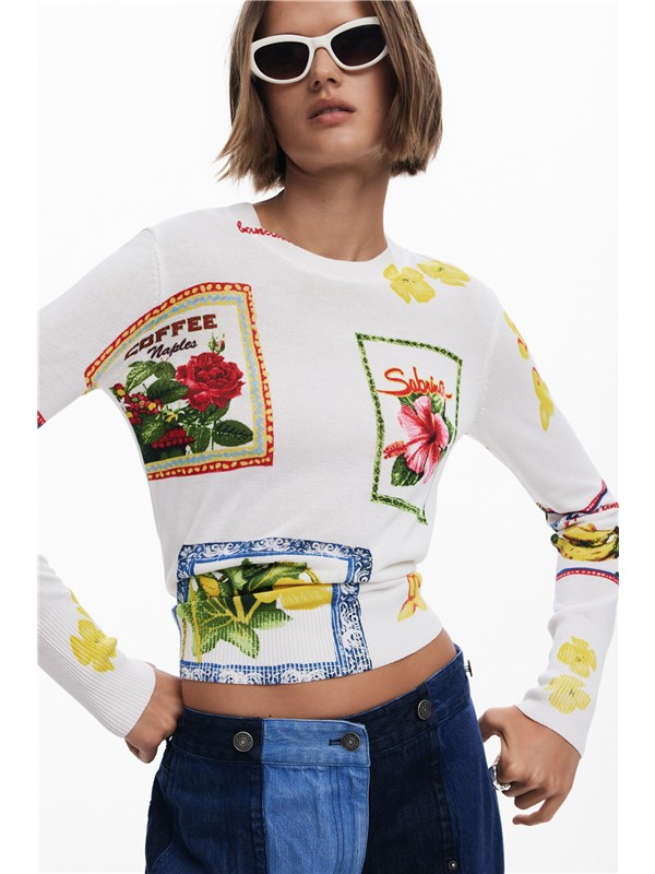 Desigual Maglia Crudo