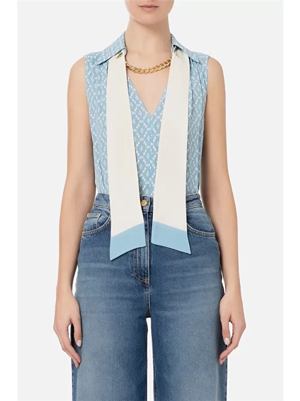 Elisabetta Franchi Blouse Sugar paper