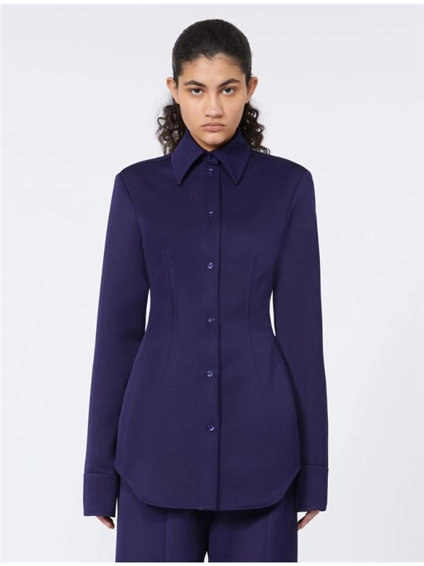 Sportmax Code Camicia Viola scuro