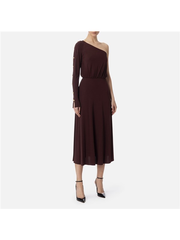 Elisabetta Franchi Abito midi Cacao