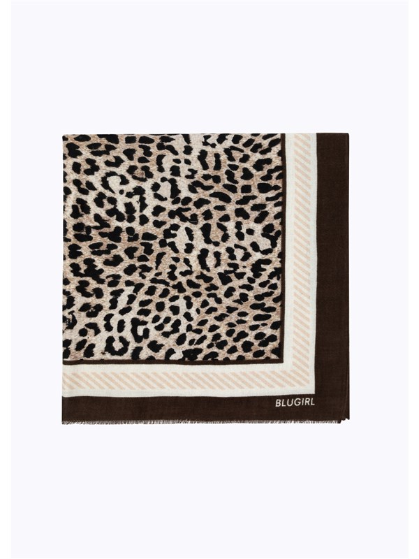 BLUGIRL Stola Brown animalier