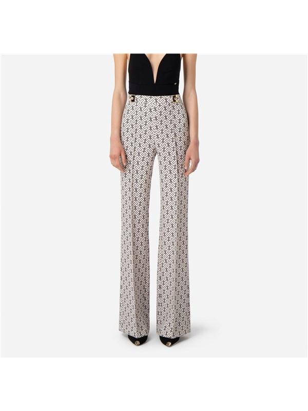 Elisabetta Franchi Pantalone Butter / Black