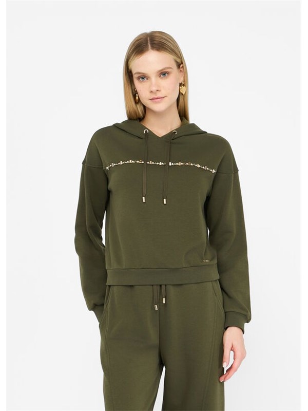 LIU-JO SPORT Felpa Olive night