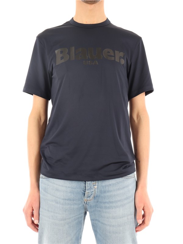 Blauer T-shirt Blue