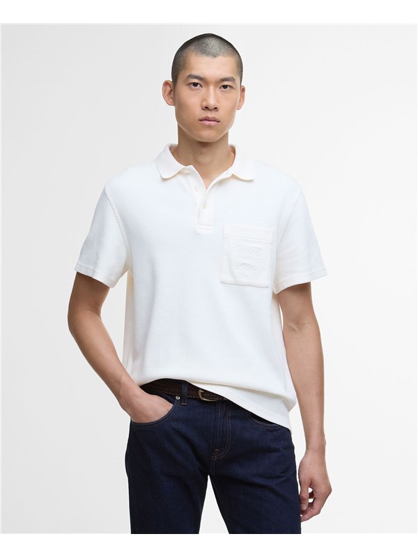 Barbour Polo Whisper white