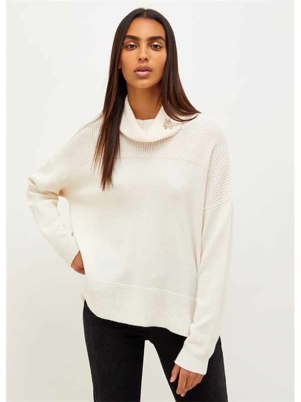 LIU  JO Sweater Wool white