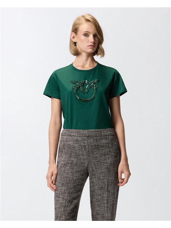 Pinko T-shirt Verde vena