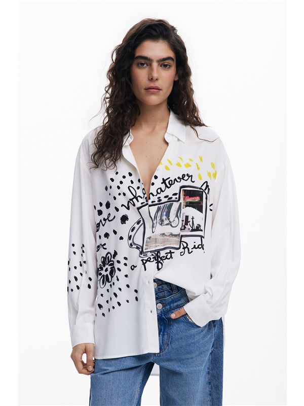 Desigual Camicia Blanco