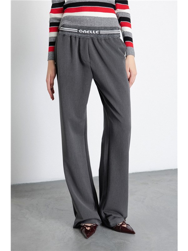 GAëLLE Pantalone Grigio ferro
