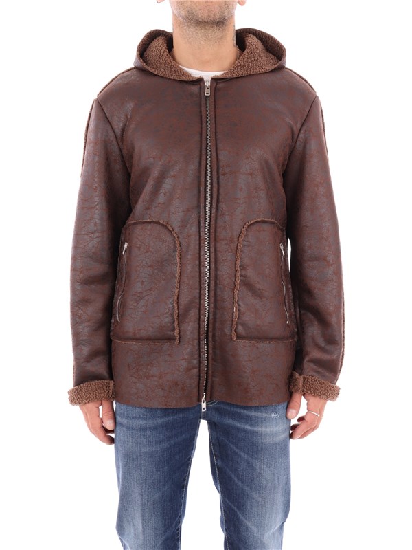 DANIELE ALESSANDRINI Coat Brown
