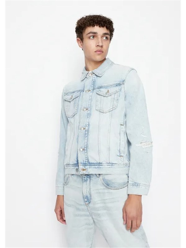 Armani Exchange Coat Indigo denim