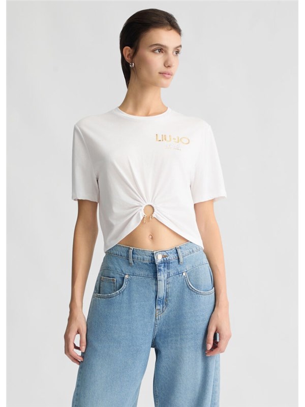 LIU  JO T-shirt Bco liujo club ring