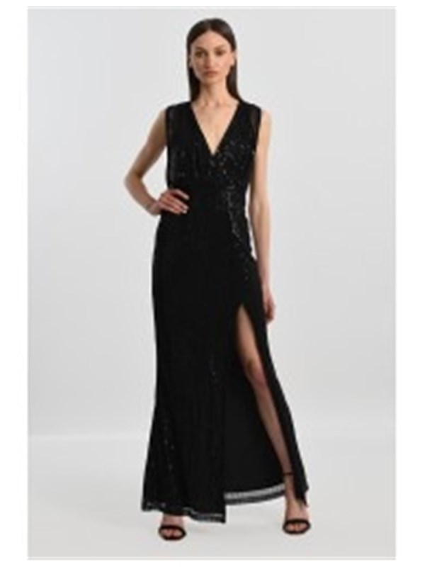 Molly Brachen Long dress Black