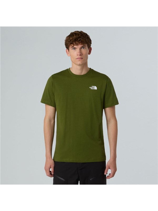 THE NORTH FACE T-shirt Woodland green/tnf black