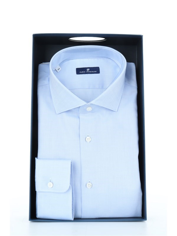 Camicia Fabio Inghirami Uomo Celeste Vendita Camicia On line su Pinko Gold Island