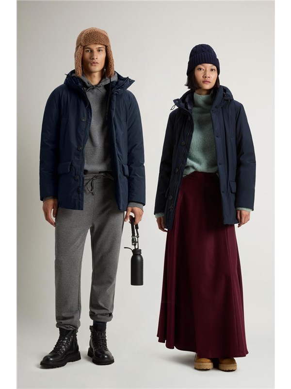 Woolrich Parka Melton blue