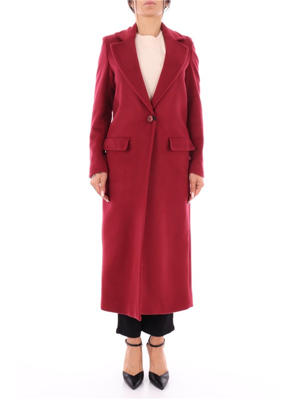 CHIARULLI Overcoat Bordeaux